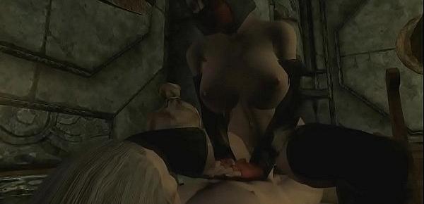  [Skyrim] Anri The Seducer gets fucked by Raerek